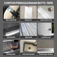 Gambar Lakban Anti Bocor Lem Anti Air Tonata Alumunium Foil Butyl Tape 10 cm x 10 m dari Tonata Indonesia Kab. Tangerang 4 Tokopedia