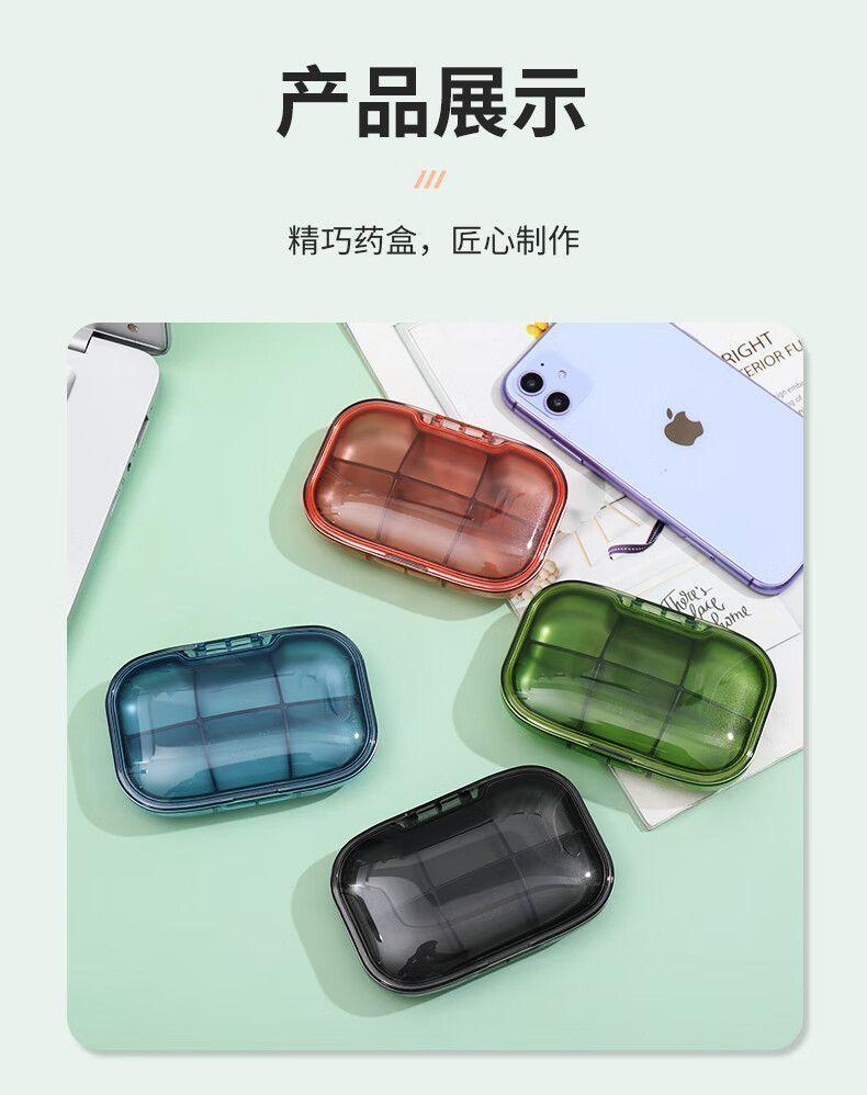 Product Introduction of Medicine Box Portable Small Size Mini Three Meals a Day Pill Tablet Medicine Compartment Box Portable Medicine Small Box 14