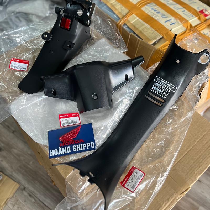 Bộ vỏ nhựa nhám gắn xe wave thái 110 3 món Phụ Tùng Phụ Kiện