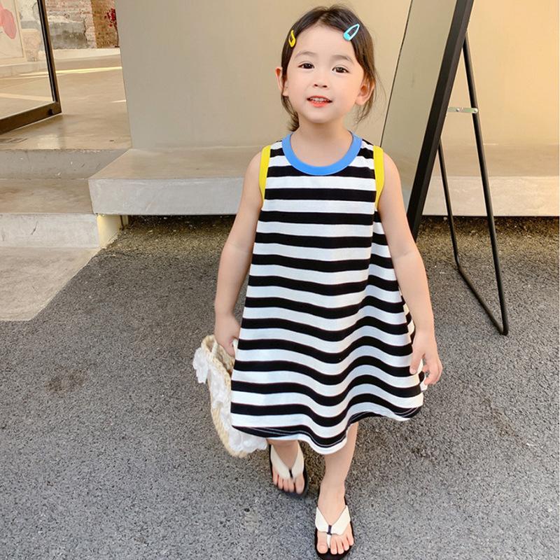 Dress Anak Perempuan Salur / Dress Anak Bahan Katun PS004 0