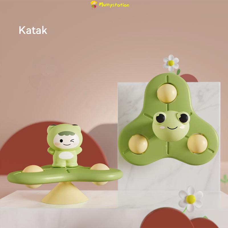 Product Introduction of Mainan Edukasi Fidget Spinner Anak / Mainan Mandi Putar Genggam Rattle Sensor Motorik / Mainan Bayi 18