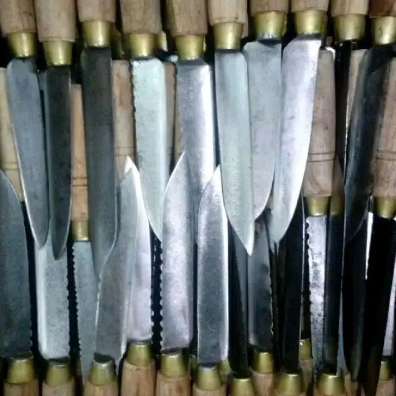 Pisau Dapur Gagang Kayu  / Kitchen Knife / Pisau Baja Per / Pisau Dapur Buah Dan Sayur 2
