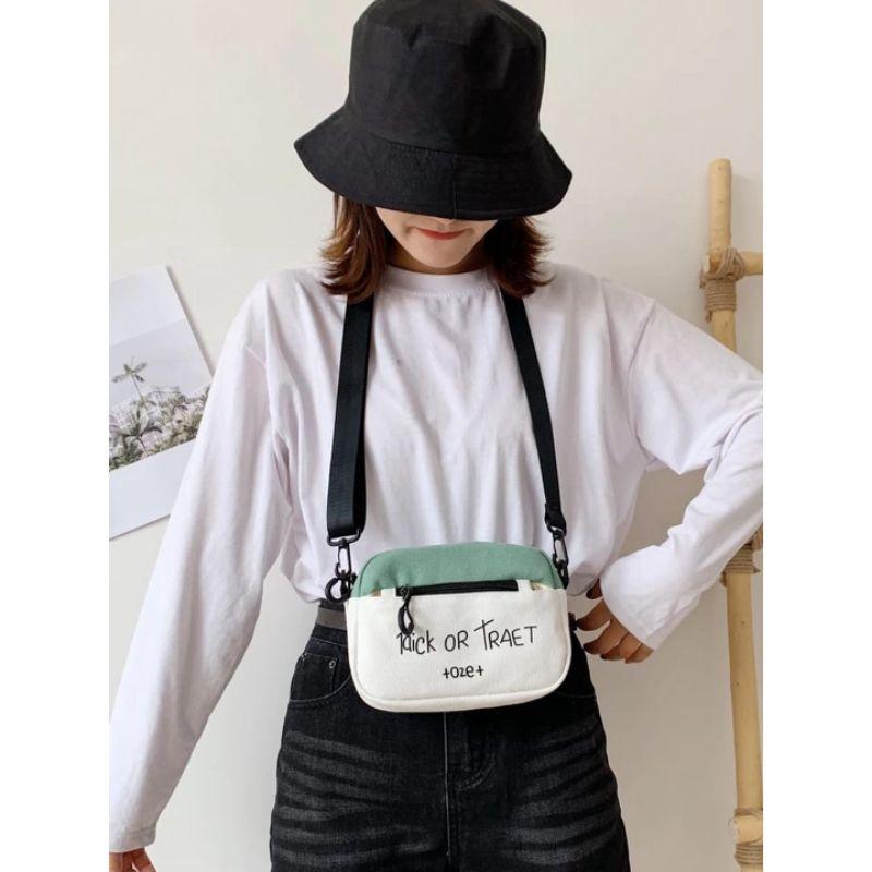 Tas Selempang Trick Pria Wanita Gaya Lucu Kekinian Mibimalis Slingbag 2