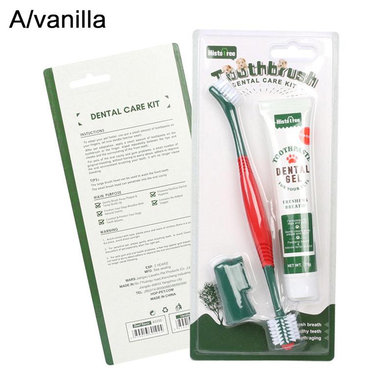 Product Introduction of 1pc Pet Toothpaste Toothbrush Set 360° Cat Dog Dental Cleaning Supplies Pet Oral Brush Clean Y2W1 28