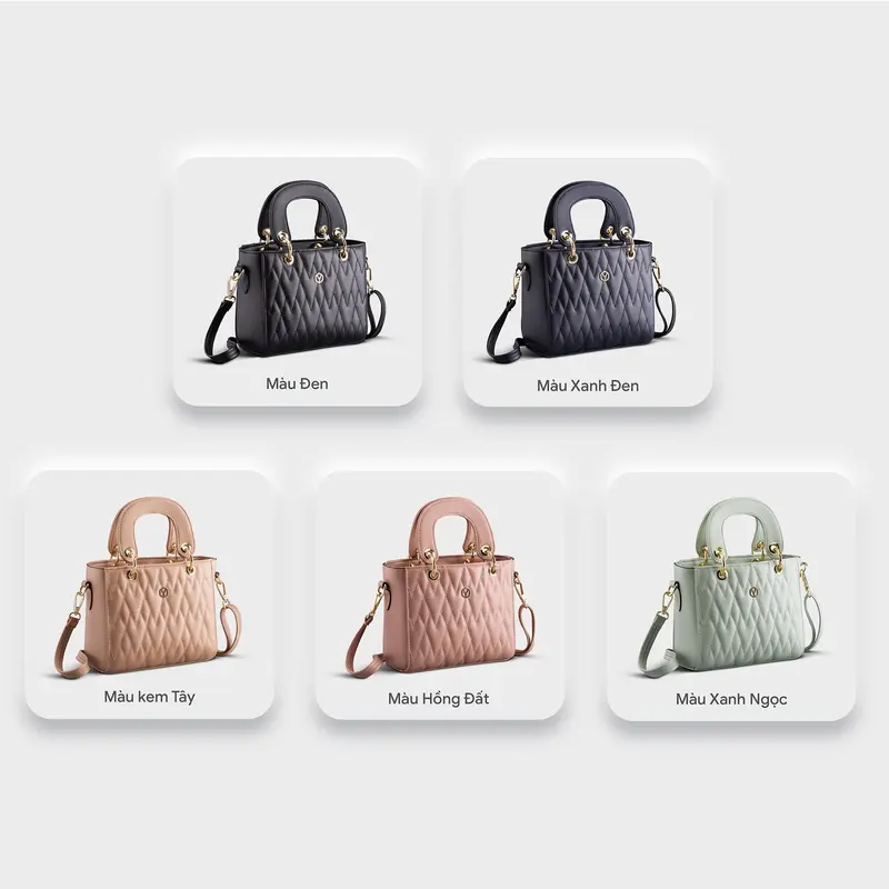 Túi Yuumy (Thời trang nữ đi tiệc size 19 - Túi xách da Seasand YTX24) 8