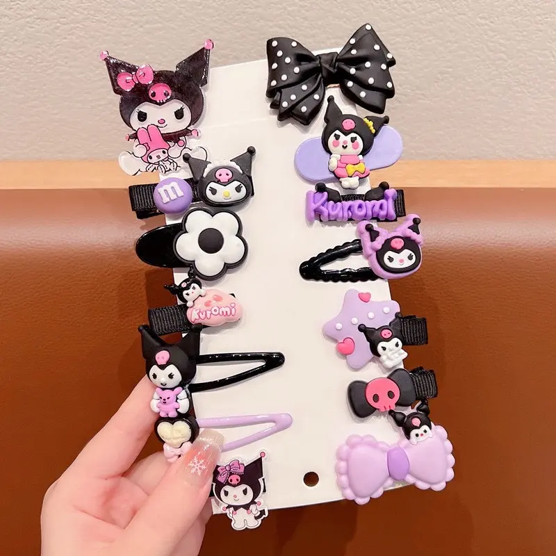 ￼Set 14 Kẹp Tóc Kuromi Cho Bé Gái Kiểu Hàn Quốc Xinh Xắn Đáng Yêu Họa Tiết Hoạt Hình Dễ Thương Phụ Kiện Tóc 6