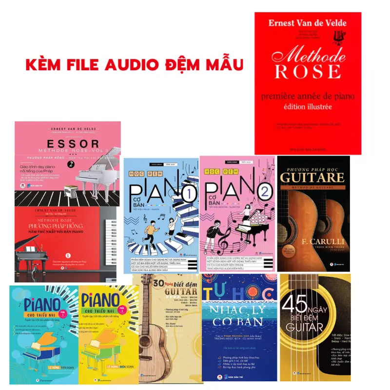 Tuyển tập Piano : Tự học nhạc lý , Phương pháp học đàn Piano vỡ lòng , Phương pháp học Guitare,... 0