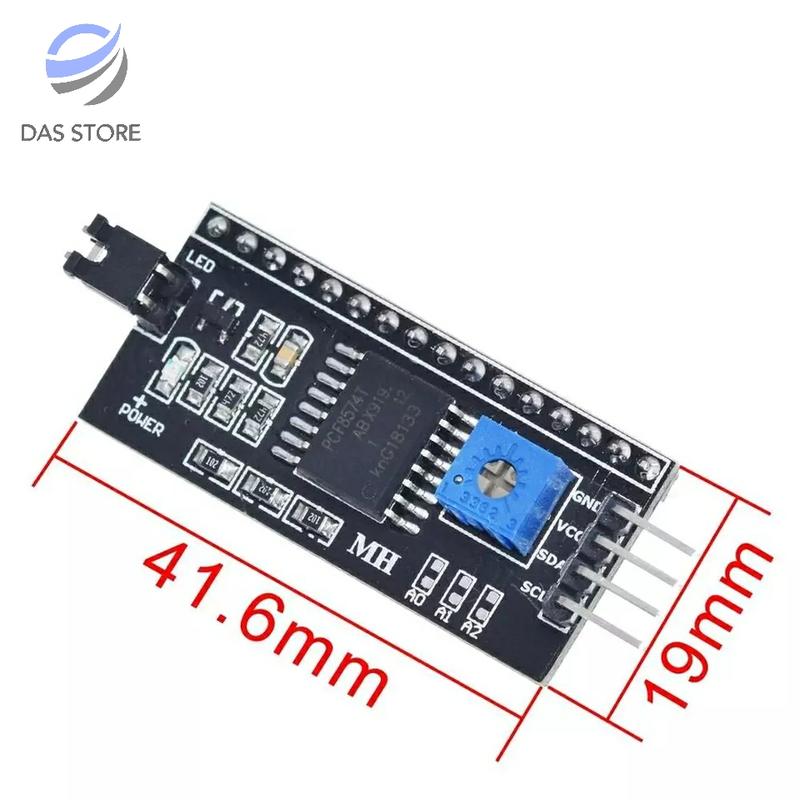 Modul I2C LCD 1602 16X2 2004 20X4 IIC interface display arduino - Shop ...