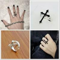 Gambar Cincin Salib Model Terbuka Gaya Punk Retro Untuk Pria Wanita Elegan Hitam dari Sedaap Rasayangku Kota Administrasi Jakarta Barat 1 Tokopedia