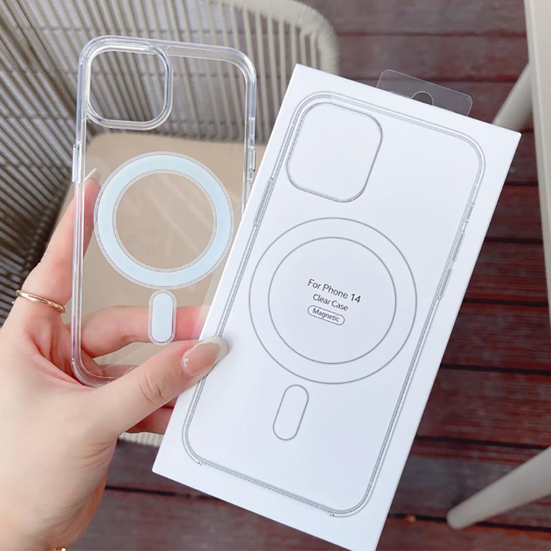 Product Introduction of Ốp Trong Suốt Từ Tính, Chính Thức, Dành Cho iPhone 16, 15, 14, 13, 11, 12, Pro Max, Plus, Sạc Không Dây, Chất Liệu Acrylic, Có Hộp, Ốp lưng  titan ốp  lưng op  lung op  lung miếng  dán ốp  lưng  dep ốp  lop ear ốp  lưng Phụ Kiện Cao Su 10
