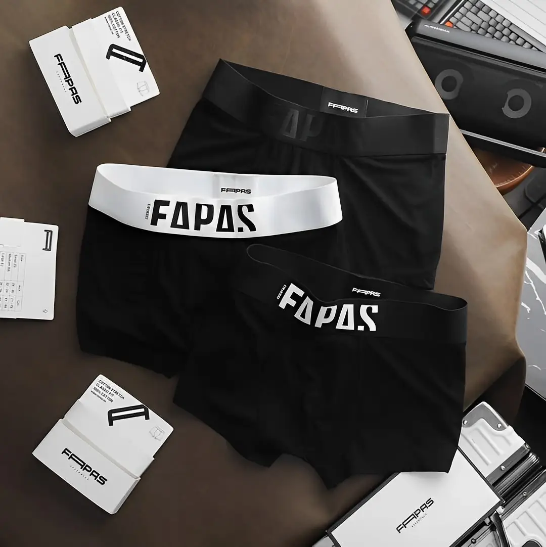 Quần lót nam FAS trơn co giãn 4 chiều Menswear Quần Boxer Thun QUần Sịp nam quần quần