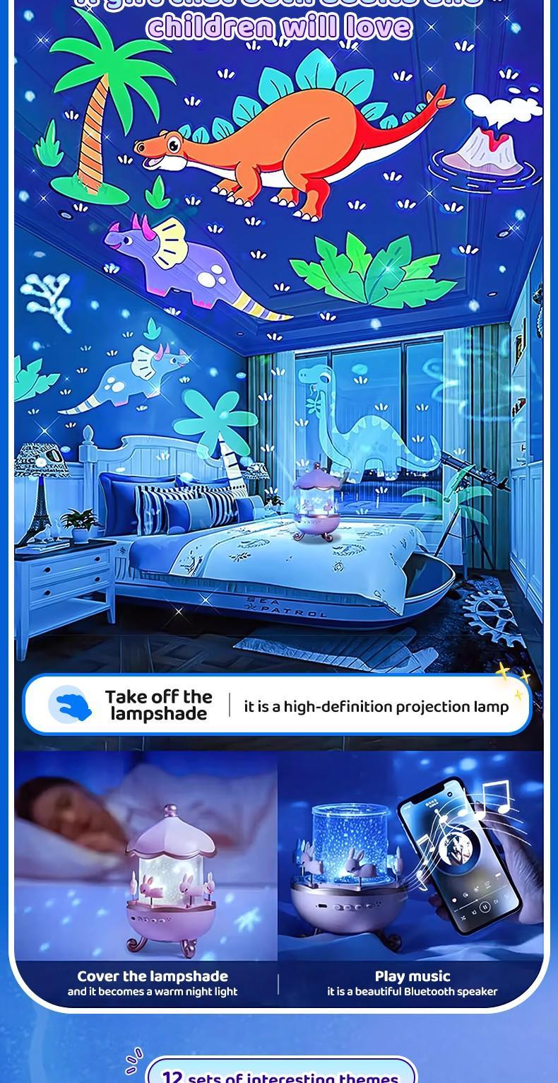Product Introduction of โคมไฟดาว โคมไฟดวงดาว Galaxy Light Projector โคมไฟโปรเจคเตอร์ โคมไฟ ดาว ฉายภาพ ท้องฟ้า จำลอง ไฟกลางคืนดวงดาว พร้อมดนตรี ของขวัญ 36