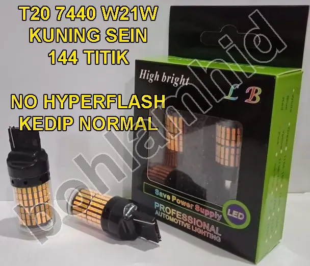 LED Sein Mobil Luminos 144 Titik Canbus No Hyperflash T20 Tancap S25 Bayonet LED Sign Car