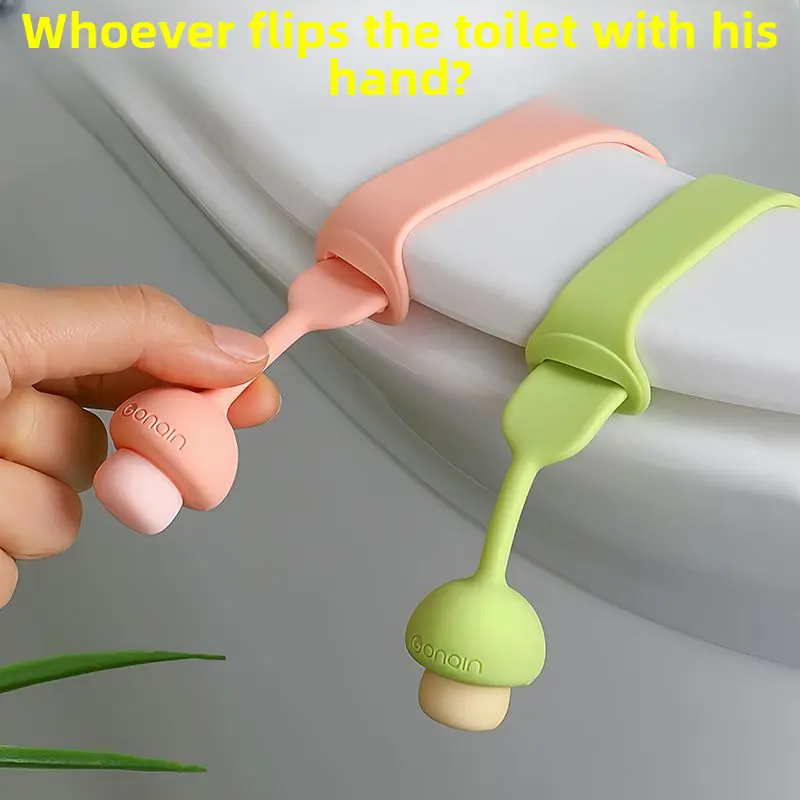 Toilet Cover Lifter Lift Toilet Lid Handle Sanitary Anti-Dirty Hand Cute Toilet Accessories Toilet Lid Lifter Silicone