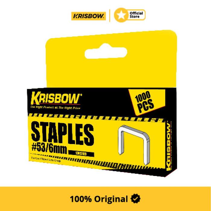 Gambar krisbow isi ulang staples 53/12 mm dari Krisbow Official ID Kab. Bekasi Tokopedia