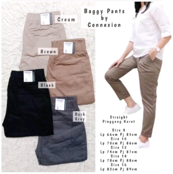 baggypants connexion baggypants cewek celana panjang wanita 1