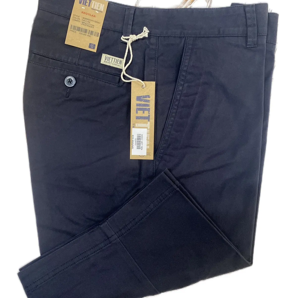 Quần Short Nam Việt Tiến Màu Navy Dáng Regular