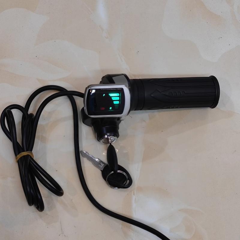 Tay ga báo pin 24V dùng cho tất cả các xe đạp có áp 24V đến 29.4V Gắn Xe Đạp Đạp Xe Đạp Sports Cacbon 4