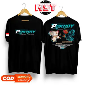 KAOS AYAM PETARUNG PAKHOY - BAJU AYAM ADUAN SINGEL FIGHTER - KAOS MURAH - KAOS PREMIUM - KAOS TERBARU - KAOS VIRAL - KAOS COTTON COMBAD 30S - SABLON DTF - BAJU DISTRO - BAJU PRIA WANITA - ATASAN CEWEK COWOK - COD