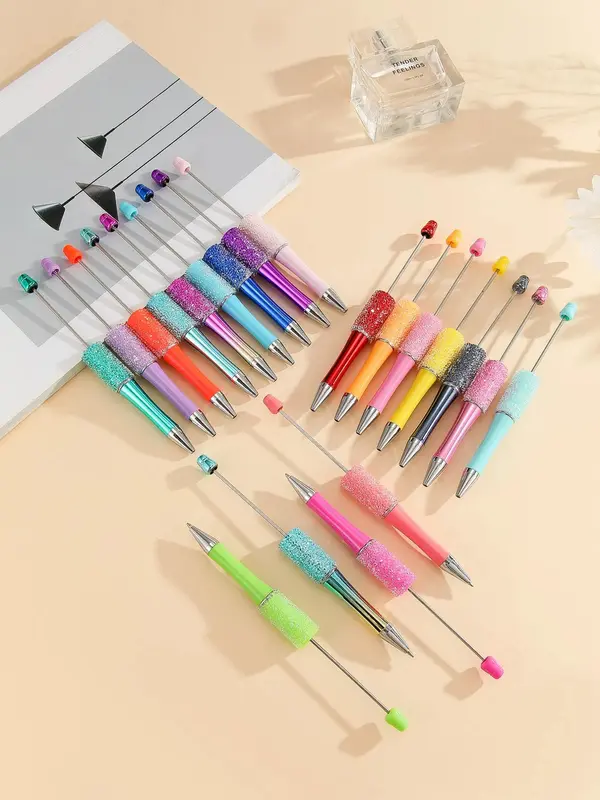 Colorful DIY Beading Pen, Glitter Beading Pen, Beading Tool for Jewelry Making, DIY Jewelry Making Tool for Women & Girls 0