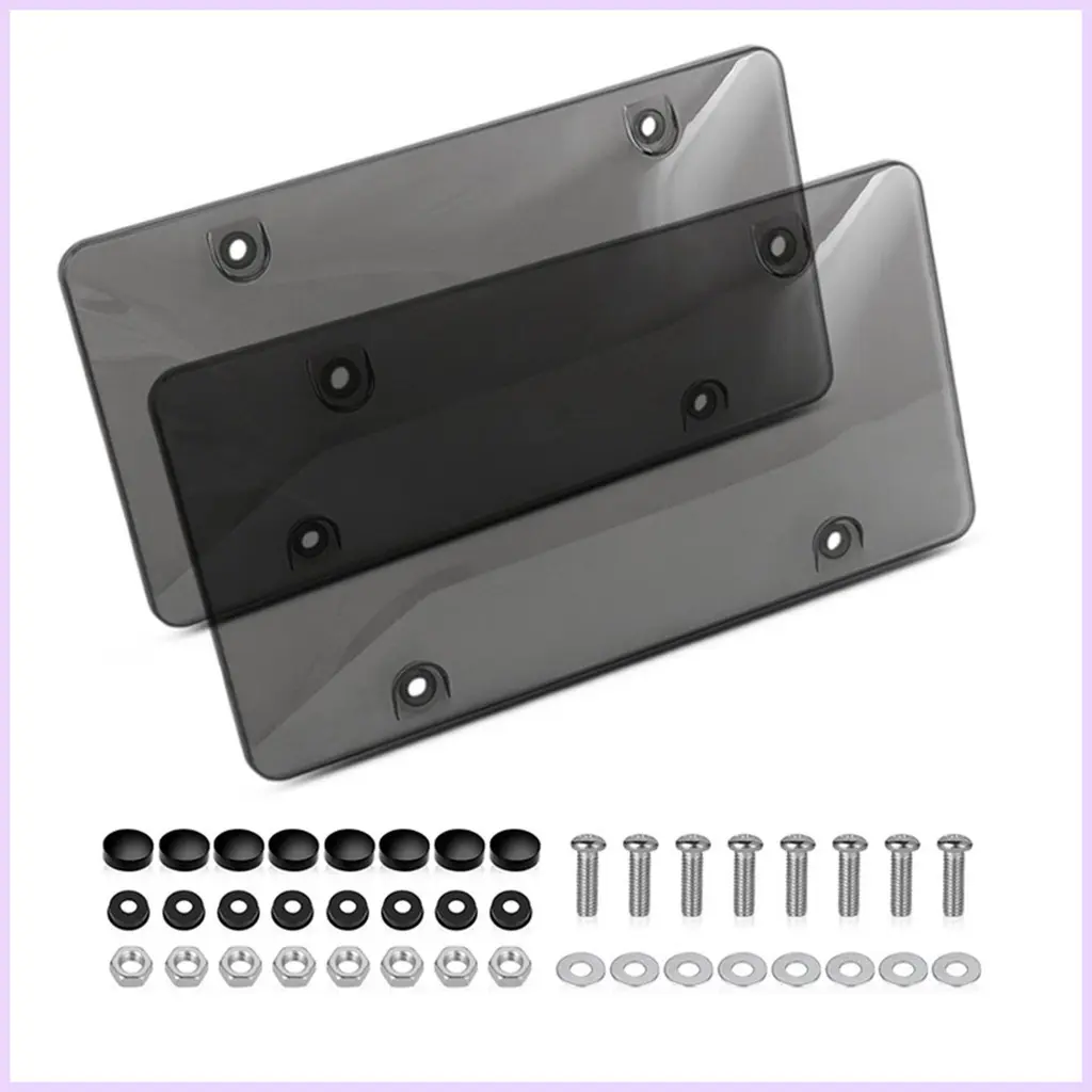 24-hour shipping+COD License Plate Frame Black 1 Pack Universal Car Plate Holders License Plate Holders Covers for Front and Rear Car allowph