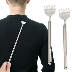 Alat Garuk Punggung Stainless Steel / Bisa Di Lipat Gak Ribet Bisa Dibawa Kemana mana / Alat Garuk Punggung Kekinian / Handy Telescopic pocket stracher Gatal Tubuh