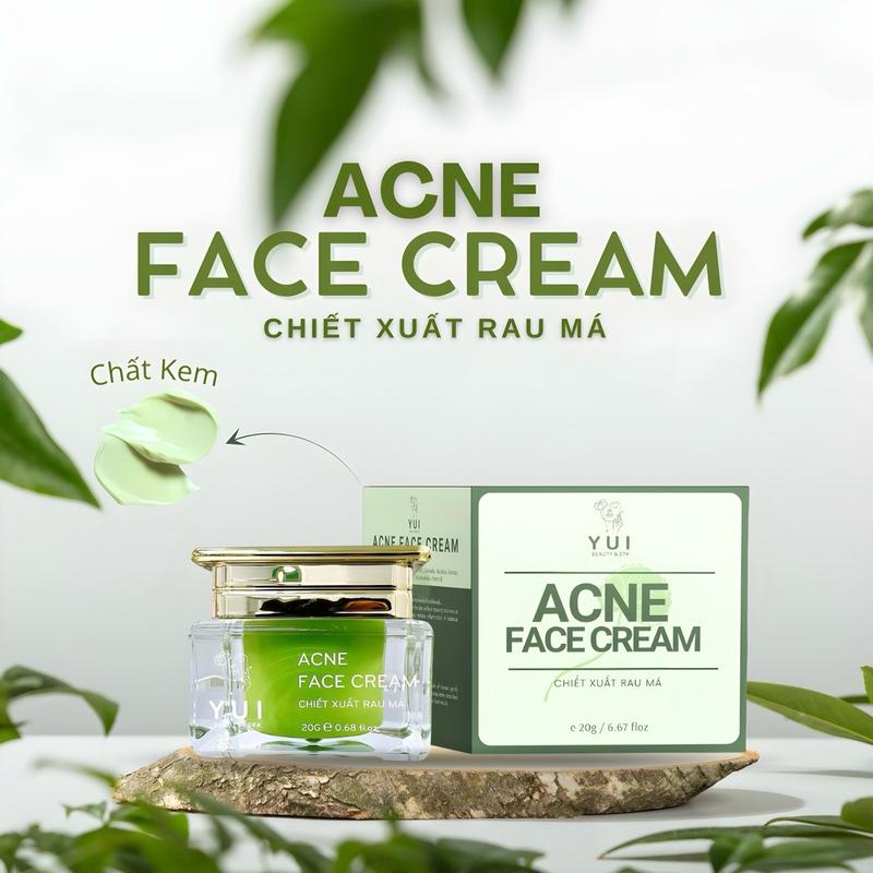  Kem Mụn ACNE   Rau Má - Tràm Trà - Trà Xanh   | SPA  Chất Kem Lotion  Skincare Chăm Sóc Da 