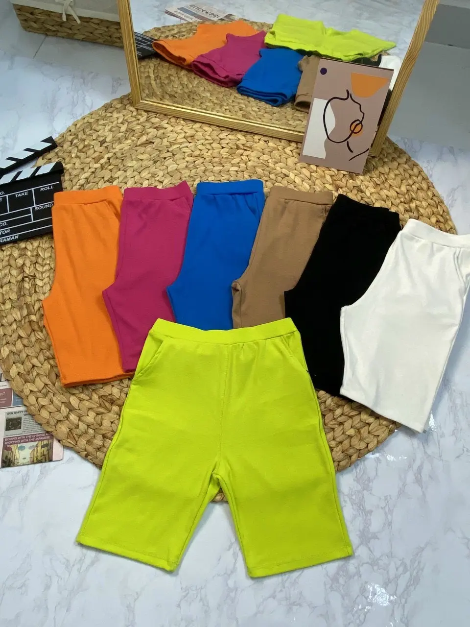 Quần legging đùi đủ   màu