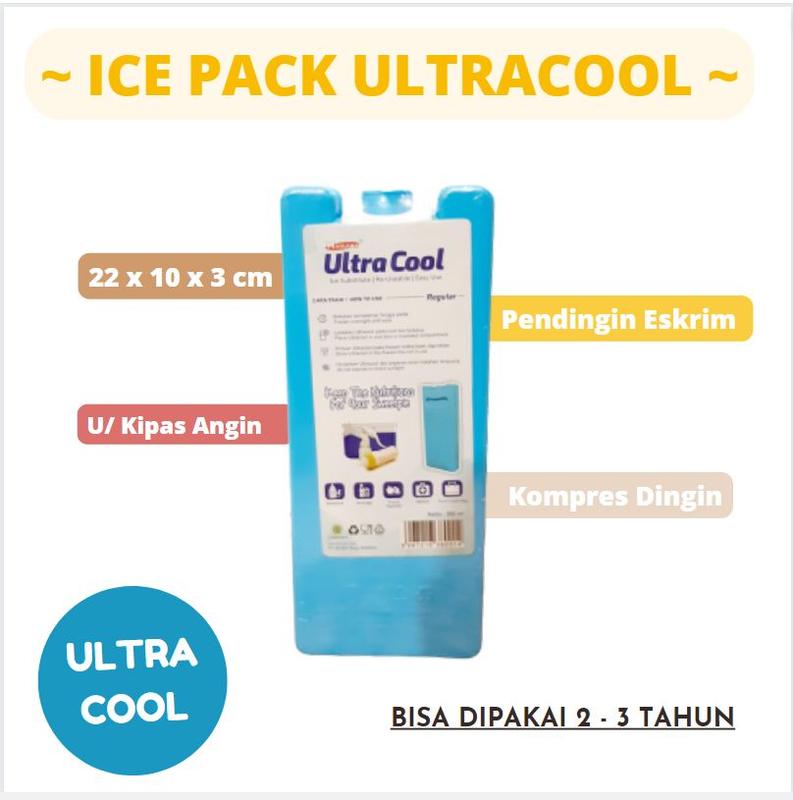 Es Pack Es Untuk Cooler Bag 22x10x3 Maslaha Ultra Cool Tempat Es Tahan Dingin Cream 0