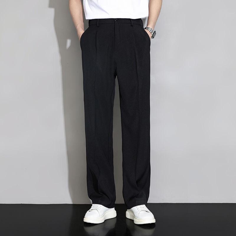 (002)Quần tây ống rộng KEN.STORE Cạp điều chỉnh - Smart Pants - Sidetab, quần âu ống suông phong cách Hàn Nam Menswear Nhung