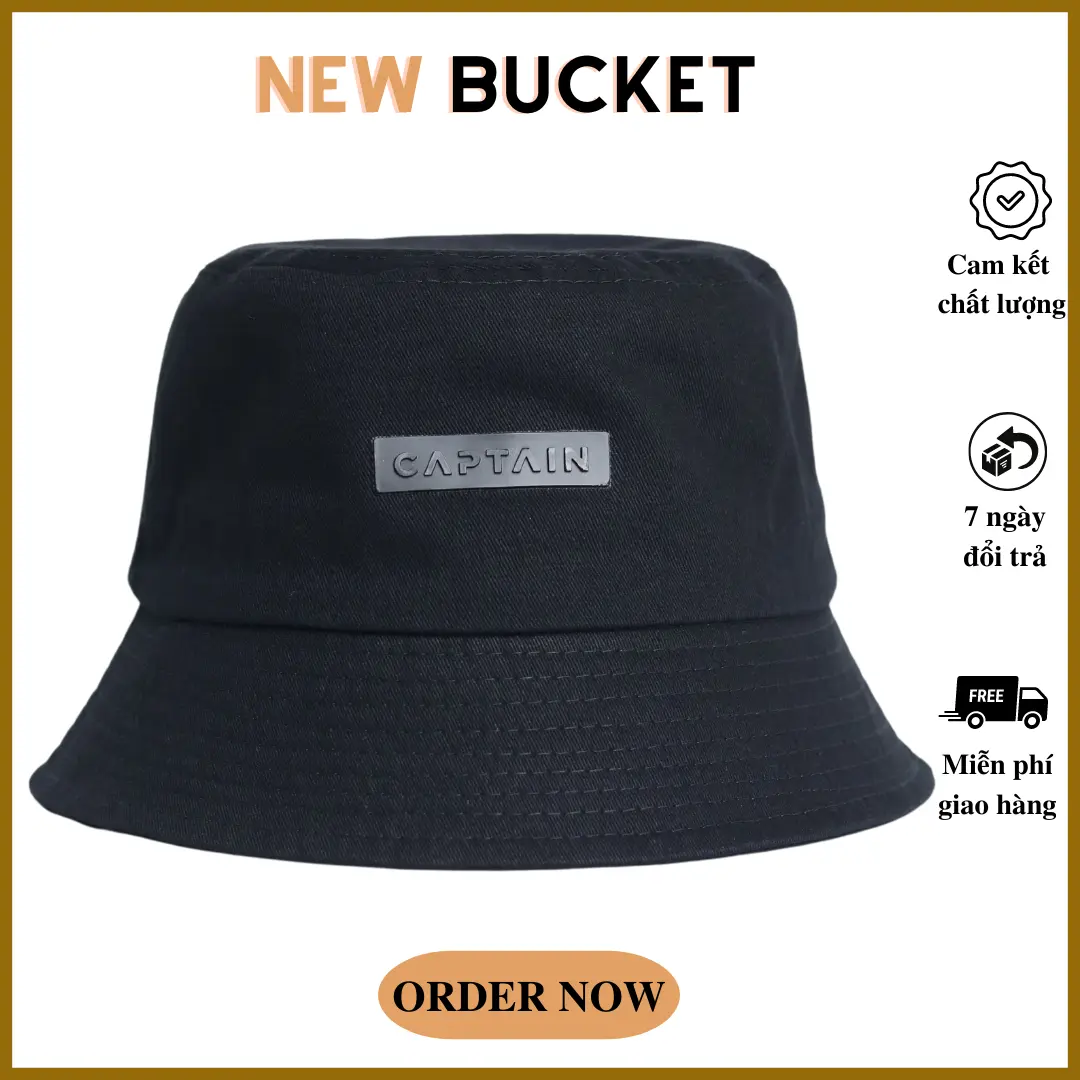 Mũ bucket trơn vành cụp, nón bucket nam nữ cao cấp phong cách Ulzzang, hình thật 100%. Hat Women Cap