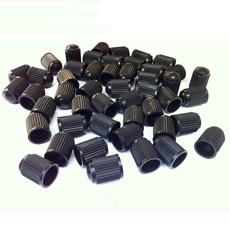 Mũ Van Bụi Bánh Xe Loại Nhựa Thông Dụng Màu Đen, Bộ 4 Chiếc, Thích Hợp Cho Ô Tô, Xe Đạp Và Xe Đạp 8
