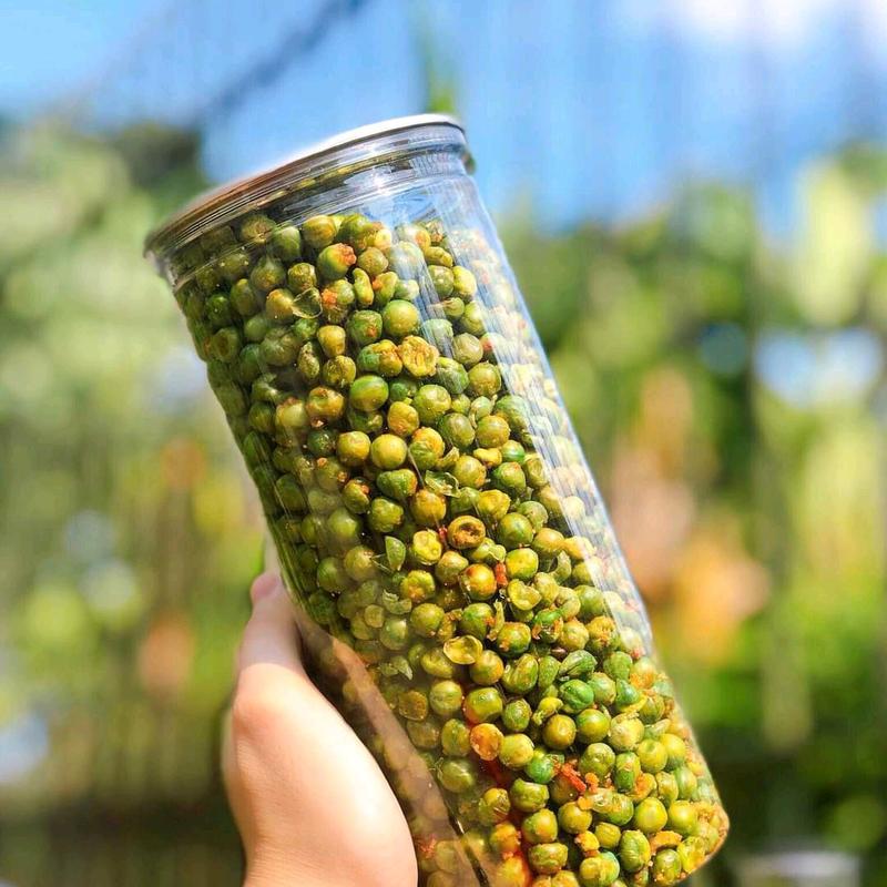 Đậu hà lan tỏi ớt pet 450gram ăn vặt bảo hân Snack Nuts Food Thức Ăn dau  halan Cay