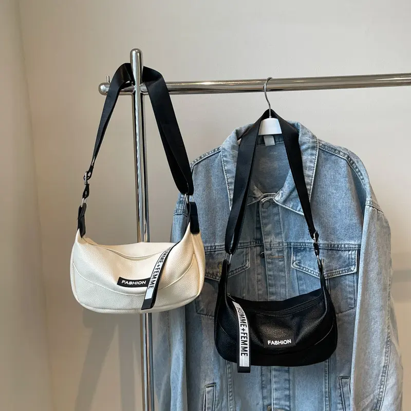 Túi Tote Thường Ngày Thời Trang, Túi Đeo Chéo, Đeo Một Bên Vai, Thiết Kế Bánh Bao, Dành Cho Nam Và Nữ, Màu Trơn Thiết Kế Đơn Giản, Mới Cho Năm 2024 Bag Đeo Vai 3