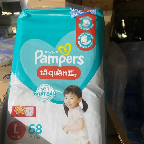 Bỉm Pampers Quần ,Giữ Dáng Mới Gói Cực Đại M74/L68/XL62/XXL56 - Pamper Gói Đại M60/L54/XL62
