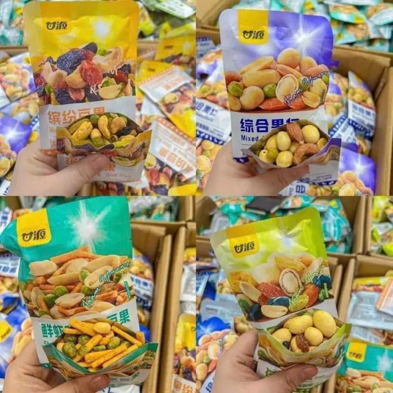 ￼Combo 30 gói hạt dinh dưỡng mix vị Ganyuan,Hạt ngũ cốc sấy khô tẩm vị nội địa  Food Snack 3