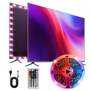 RGB LED Strip Light with Remote Control, USB Powered LED Strip Light, Decorative Light for Home & Bedroom, Color Changing TV Backlight & Bar Lighting, LED Lights Bedroom