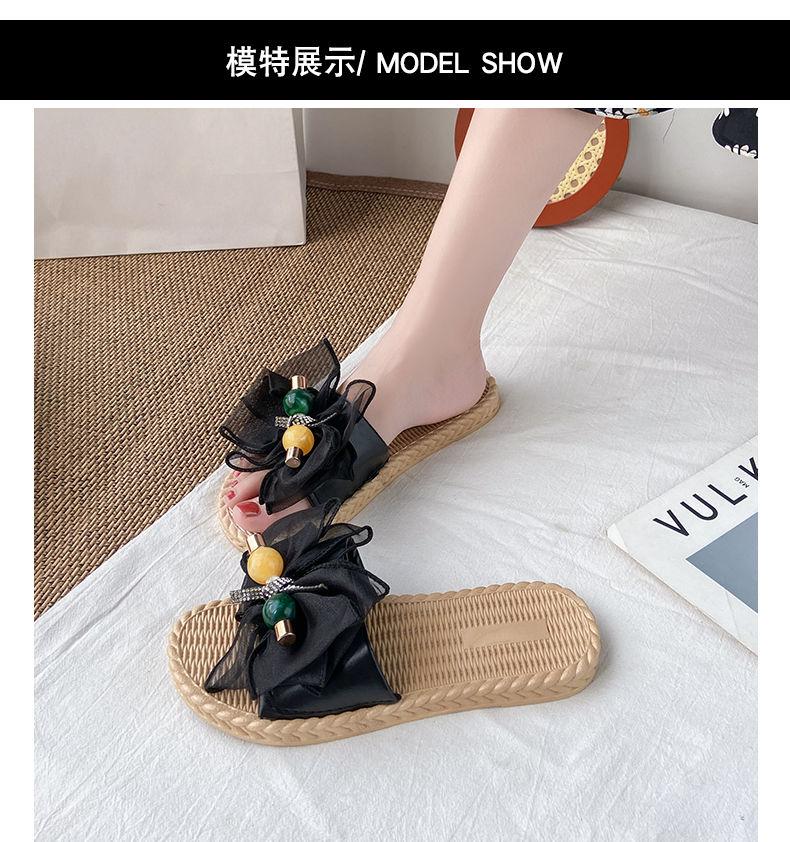 Product Introduction of Dép Đi Ngoài Trời, Dành Cho Nữ, Thời Trang Mới Mùa Hè 2024, Thích Hợp Cho Kỳ Nghỉ Bờ Biển, Dép Xỏ Ngón Đế Bằng Chống Trượt, Giày Đi Biển 3