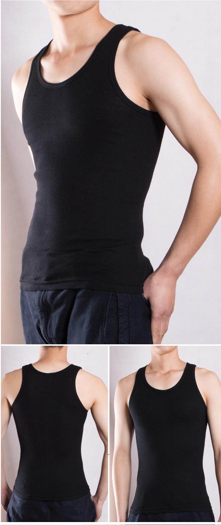 Product Introduction of Áo Vest Nam, Chất Liệu Polyester, Thích Hợp Cho Thể Thao Và Trẻ Trung, Có Thể Mặc Bên Trong Áo Ba Lỗ, Dệt Kim, Gân, Màu Trắng, Được Xuất Khẩu, Quốc Tế Thương 9
