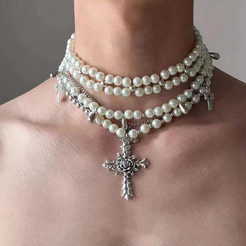 Product Introduction of Vòng Cổ Choker, Phong Cách Đường Phố Punk, Dành Cho Nam Giới, Dây Chuyền Xương Đòn Cao Cấp, Đồ Trang Trí Y2g Văn Hóa Phụ, Ngọt Ngào Và Ngầu, Cổ Áo Hoa Jewelry trang  sức  titan  cao  cấp  hàng  hiệu 25
