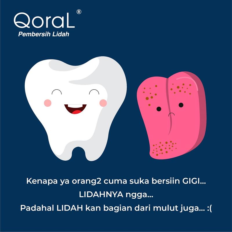 QoraL PRIME pembersih lidah / sikat lidah / tongue cleaner 7