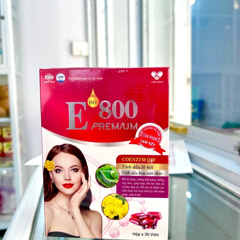 E ĐỎ  800 PREMUM hỗ trợ lão hoá da, làm đẹp da 3