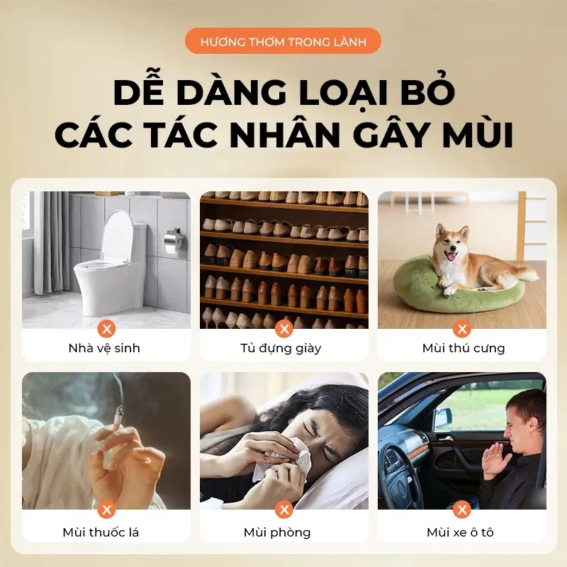 Lọ tỏa hương thơm DREAMOFLOVE, Sáp thơm phòng khử mùi cho phòng ngủ, Lọ tinh dầu thơm phòng khuếch tán hương thơm. 6