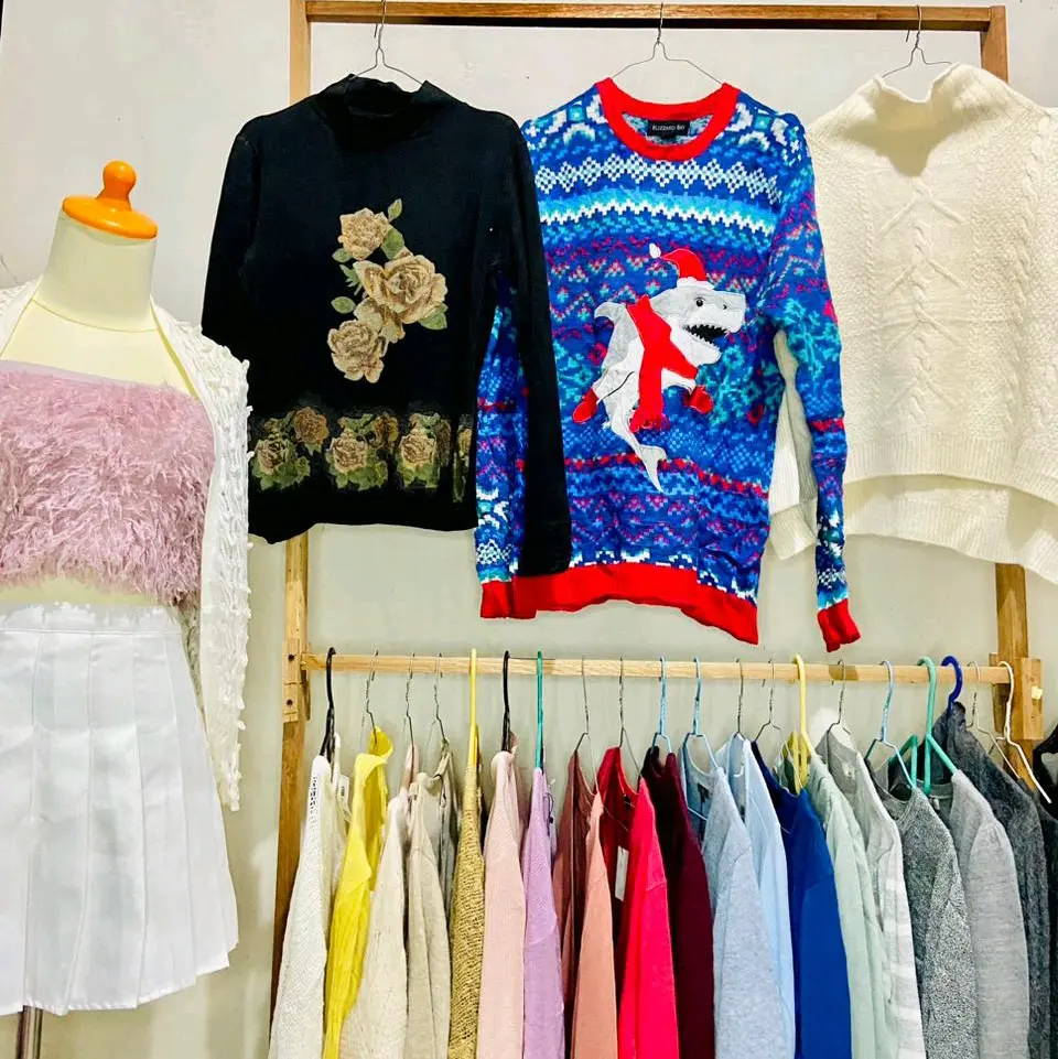 RAJUT SWEATER CARDIGAN KODE CO (101-120) PREMIUM Knitwear Tebal Atasan Outer Panjang Wanita Baju Polos Crew Neck Santai Santai