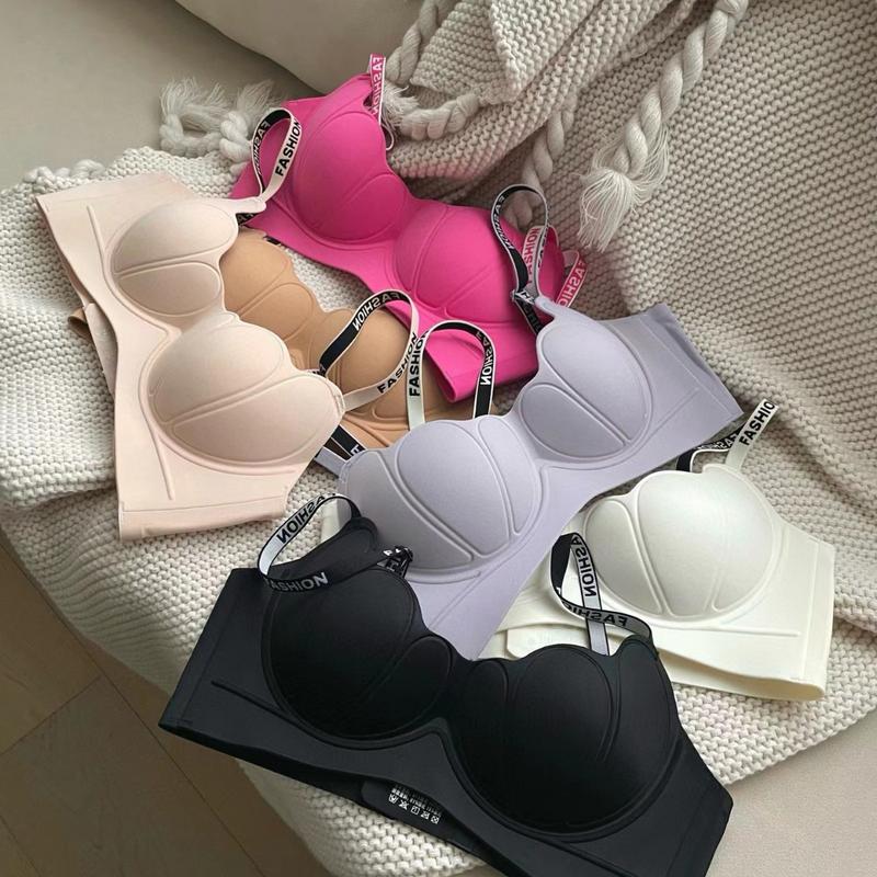 Áo Ngực Nâng Ngực Không Dây, Thiết Kế Áo Ngực, Dành Cho Ngực Nhỏ Liền Mạch, Hỗ Trợ Bên Hông, Thoáng Khí, Chống Chảy Xệ, Đồ Lót Che Phủ Toàn Bộ, Công Nghệ Nâng Thoải Mái 4