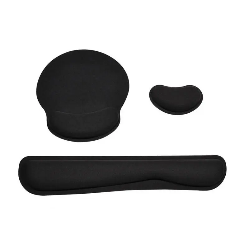 Custom Memory Foam with Wrist Rest Keyboard and Mouse Pad Set