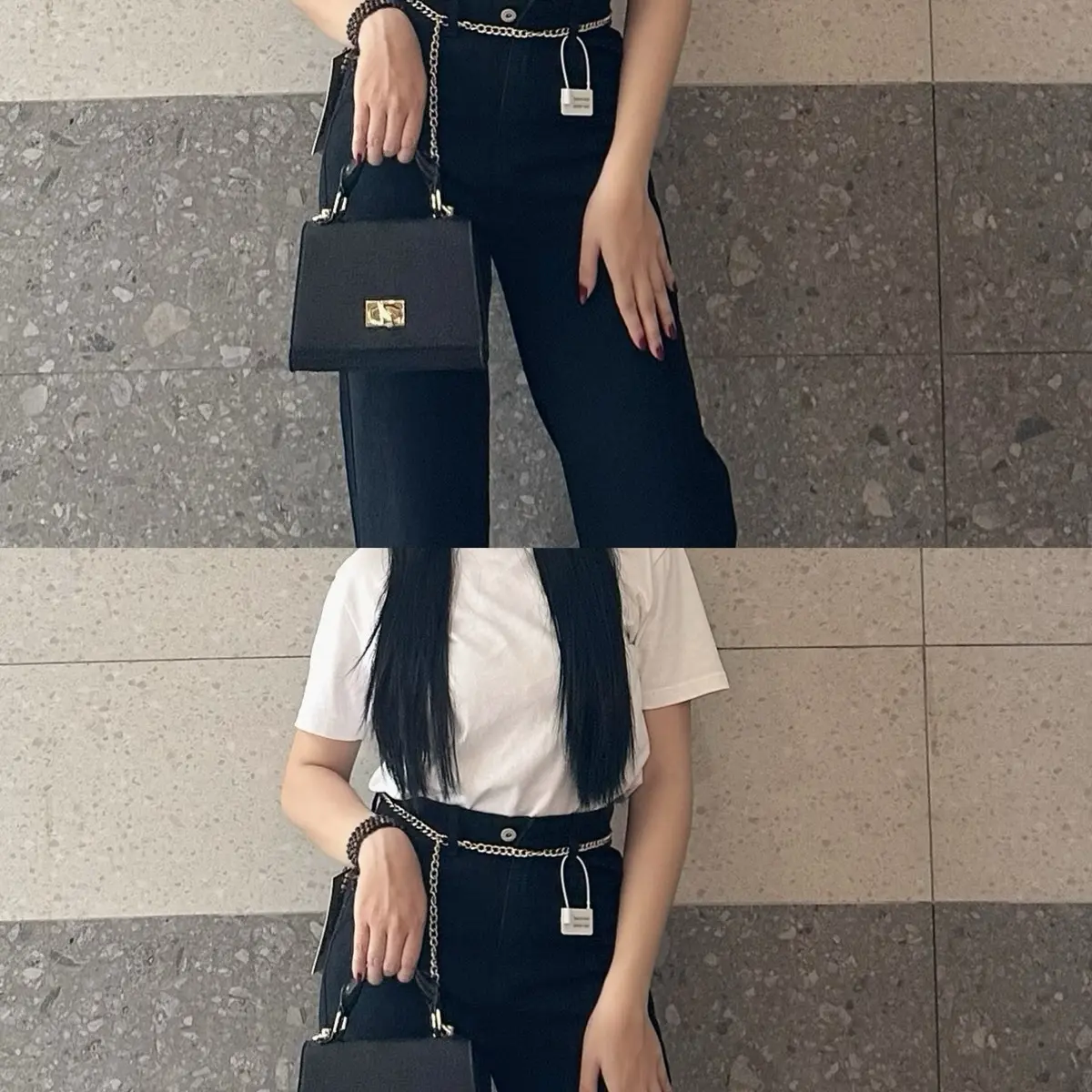 V.M-Quần Jeans Nữ Suông Màu Đen Tuyền (S-2XL) Chất Vải QC Mềm VM3618 Women Pants | BigBuy360 - bigbuy360.vn