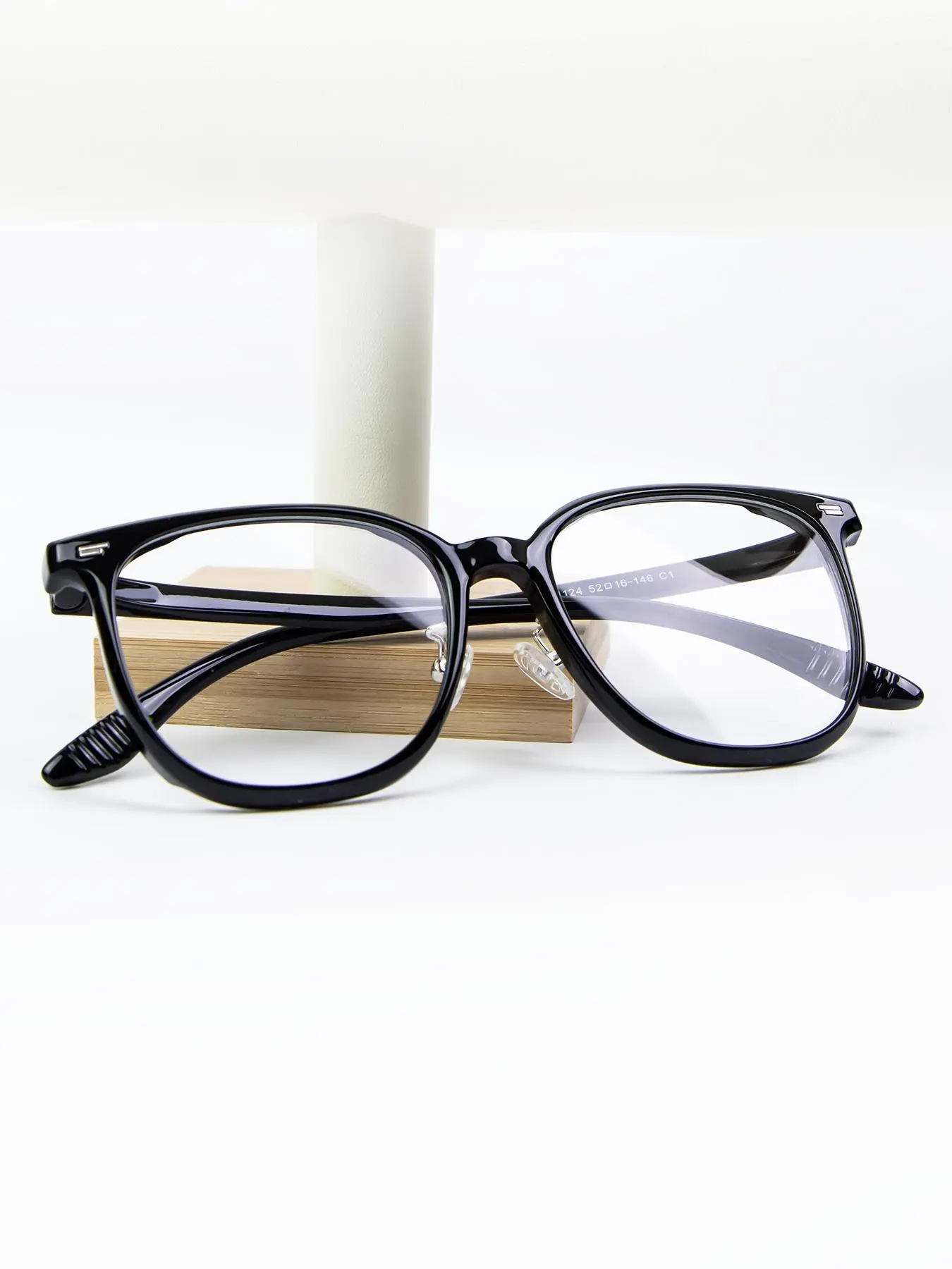 Anti-blue Light Eyeglasses, Fashion Square Frame Eyeglasses for Women & Men, Fashion Eyeglasses for Work, Daily Clothing Decor, Perfect for Student Daily Use