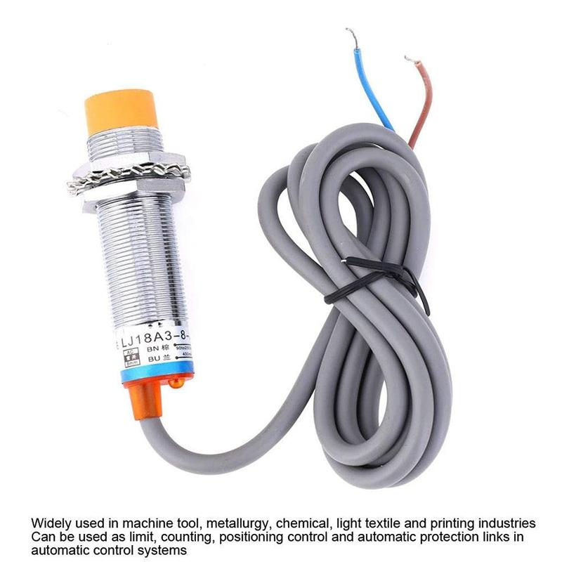 Công Tắc Cảm Biến Tiệm Cận Cảm Ứng, LJ18A3-8-J / EZ, 2 Dây, AC 90-250V, NO, 8mm 1