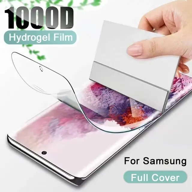 Screen Protector Samsung Galaxy S24 23 S22 S21 S20 S10 S9 S8 Ultra Plus FE Note 8 9 10 20 Plus Ultra A23 A33 A53 A73 A04 A14 A34 A54 A10 A20 A30 A50 A70 A11 A21 A51 A71 A12 22 A32 A42 A52 A72 A04s A10s A12s A21s A30s A50s Soft Clear Full Cover
